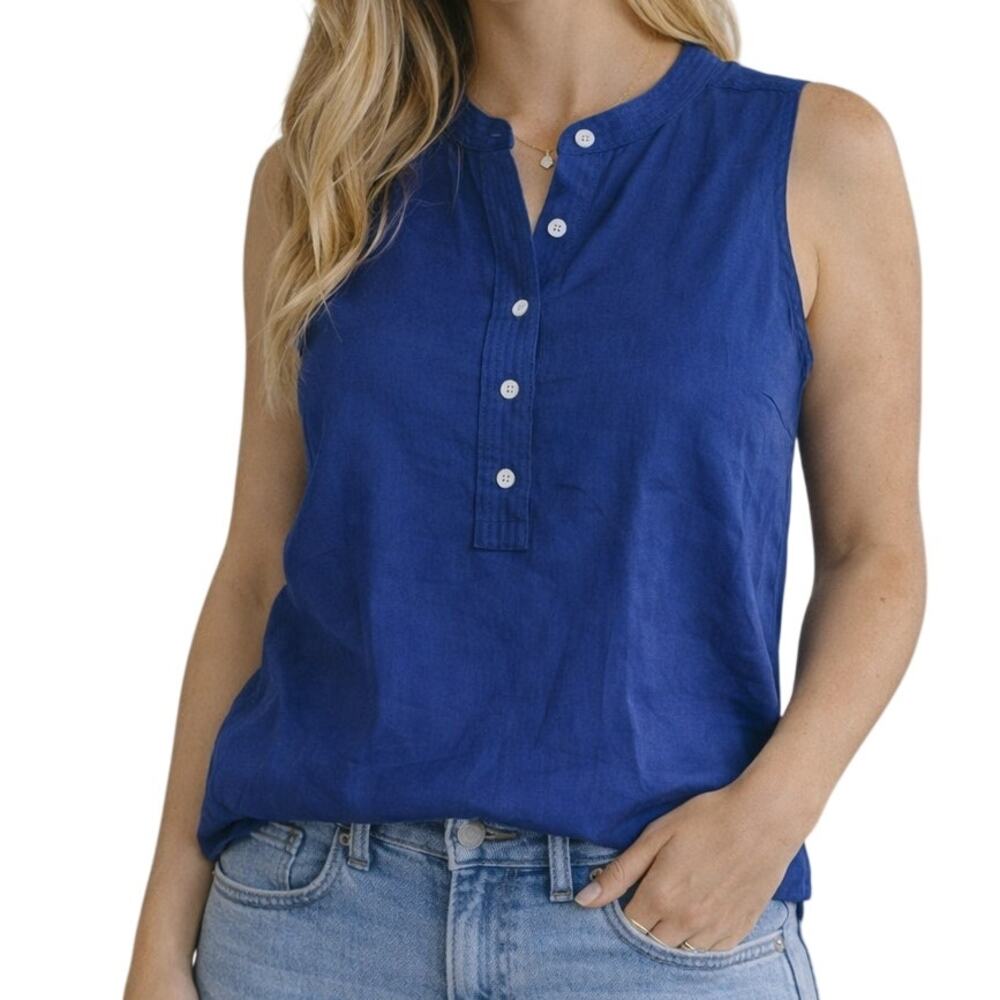 NWT Banana Republic Plus XL Ramie Sleeveless Essential Tank Office Light Weight